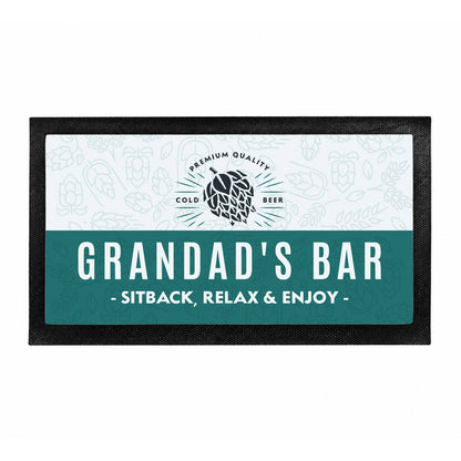 Beer Gifts For Him Personalised Beer Bar Mat