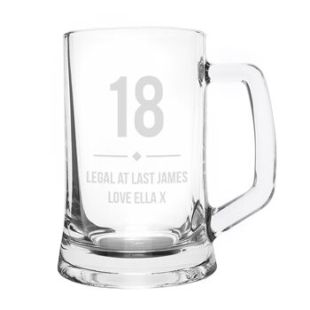 Birthday Gift For Men Personalised Beer Tankard