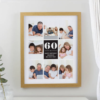 Birthday Gifts 40th 50th 60th 70th Milestone Photo Collage Frame