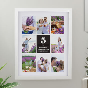 Birthday Gifts 40th 50th 60th 70th Milestone Photo Collage Frame