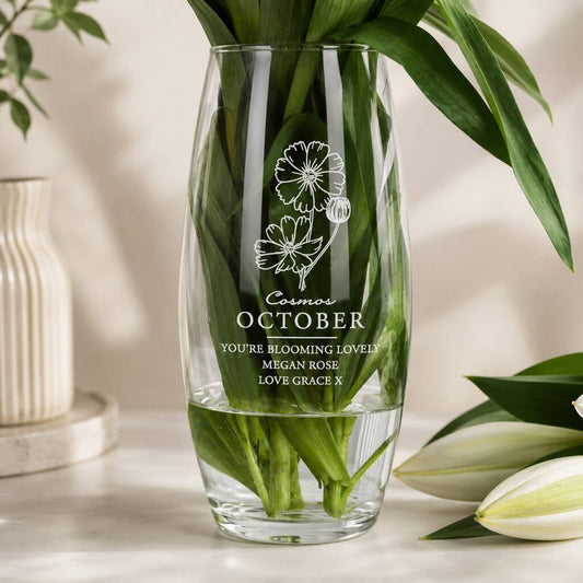 Birthday Gifts For Her Birth Month Flowers Vase