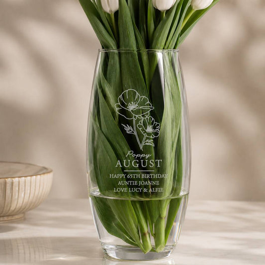 Birthday Gifts For Her Birth Month Flowers Vase