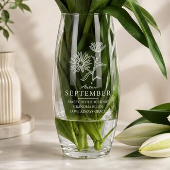 Birthday Gifts For Her Birth Month Flowers Vase