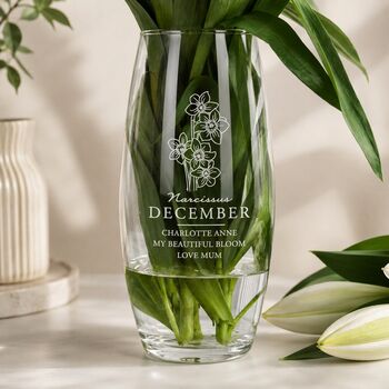 Birthday Gifts For Her Birth Month Flowers Vase