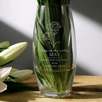 Birthday Gifts For Her Birth Month Flowers Vase