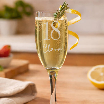 Birthday Gifts For Her Champagne Flute Glass