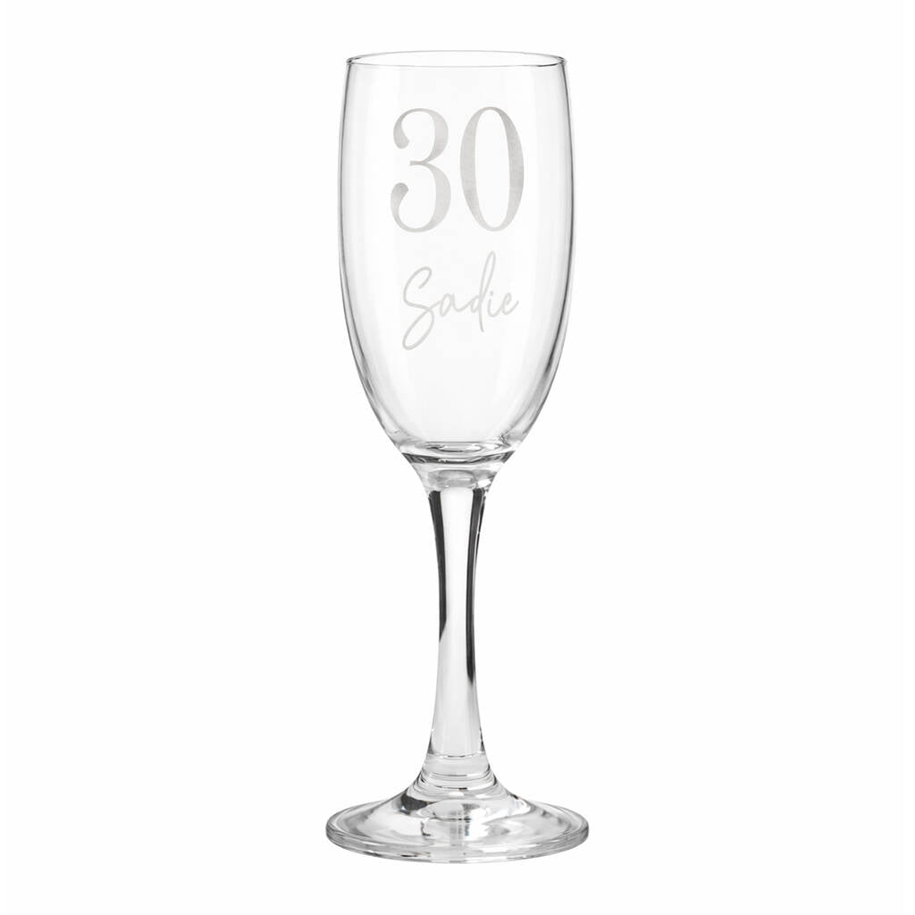 Birthday Gifts For Her Champagne Flute Glass