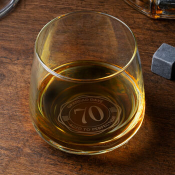 Birthday Gifts For Men Personalised Whisky Glass For Him