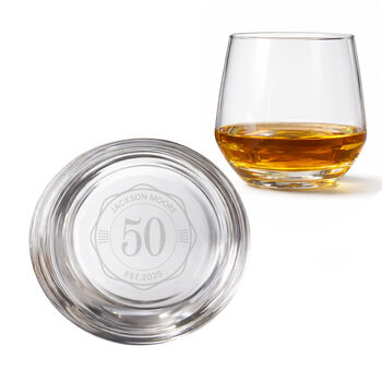 Birthday Gifts For Men Personalised Whisky Glass For Him