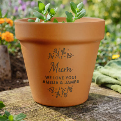 Birthday Gifts Personalised Plant Pot For Women