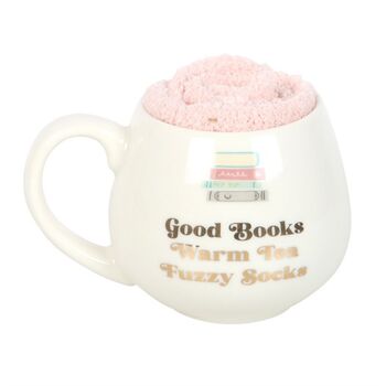 Book Lover Gifts Good Books Mug And Socks Set