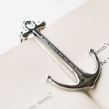 Book Lover Gifts Personalised Bookmark Anchor