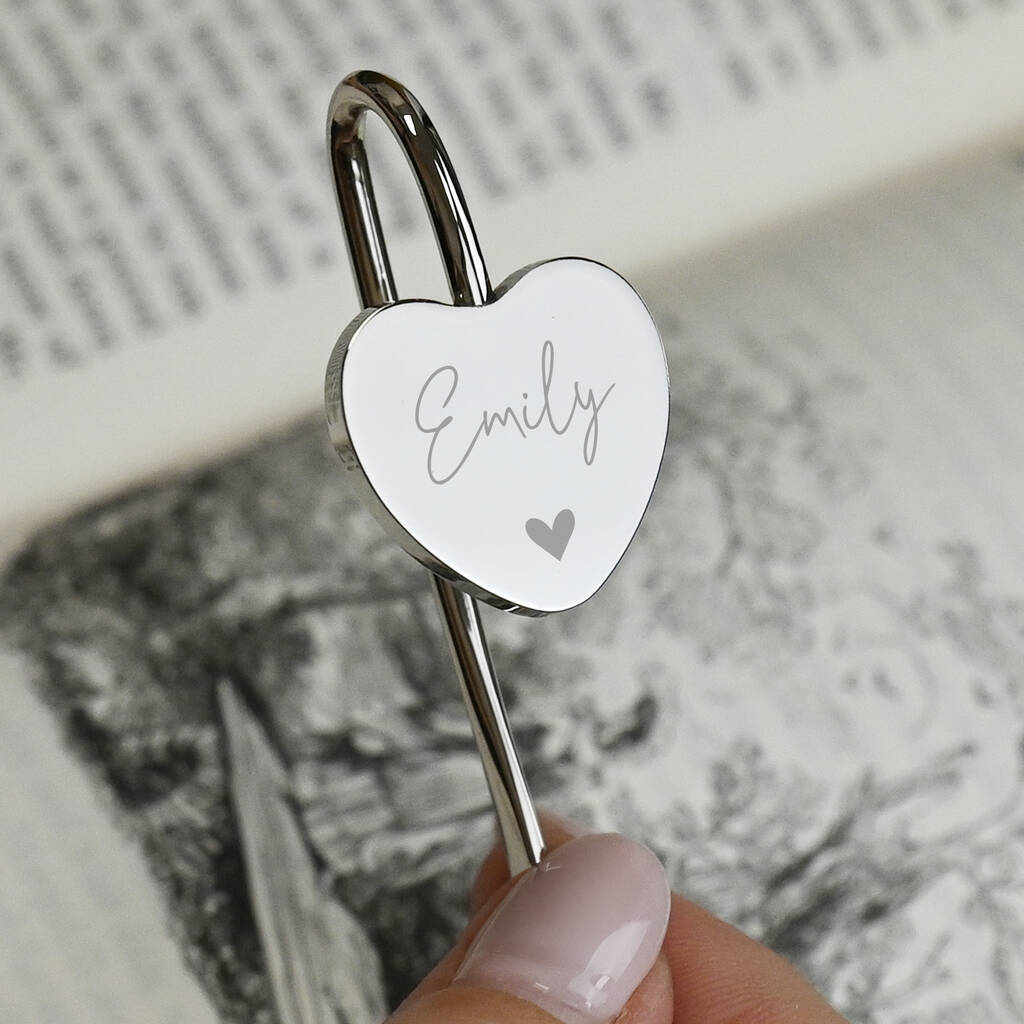 Book Lover Gifts Personalised Bookmark