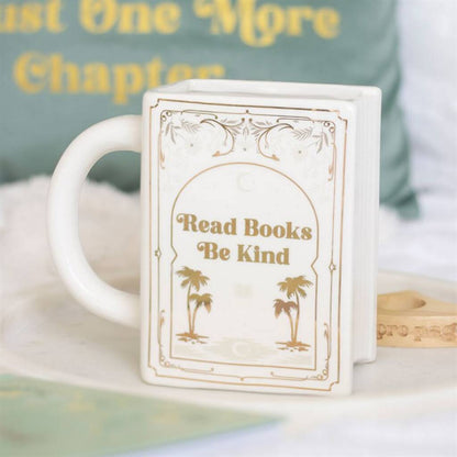 Book Lovers Gift Book Shaped Mug