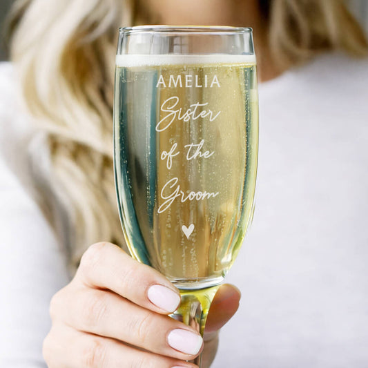 Bridal Party Gifts Personalised Wedding Flutes