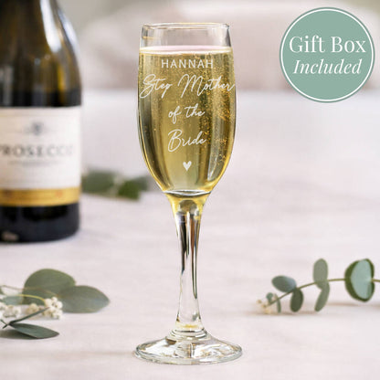 Bridal Party Gifts Personalised Wedding Flutes