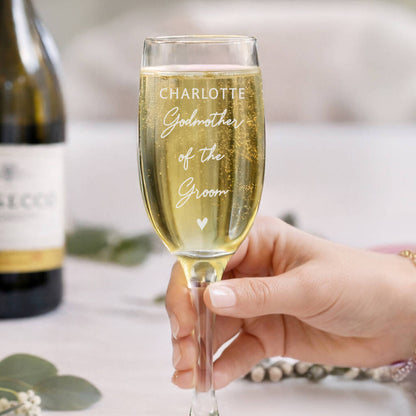Bridal Party Gifts Personalised Wedding Flutes