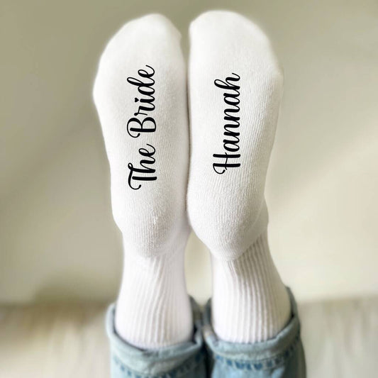 Bride Socks Personalised Hen Do And Wedding Gifts