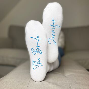 Bride Socks Personalised Hen Do And Wedding Gifts