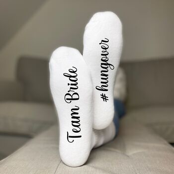 Bride Socks Personalised Hen Do And Wedding Gifts