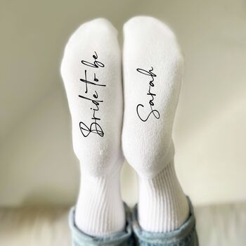 Bride Socks Personalised Hen Do And Wedding Gifts