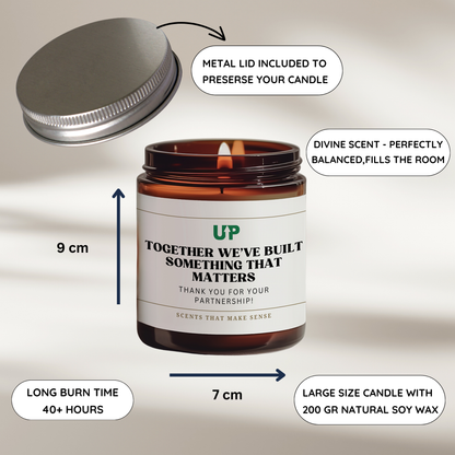 Branded Corporate Candle