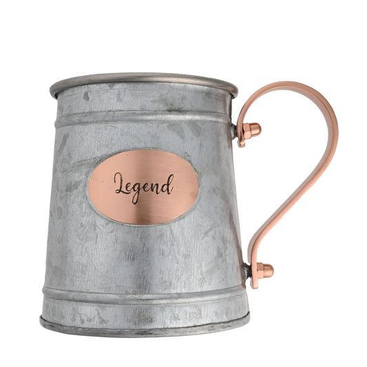Gifts For Men 'Legend' Metal Beer Tankard