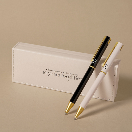 10th Anniversary Gift - Set of 2 Pens
