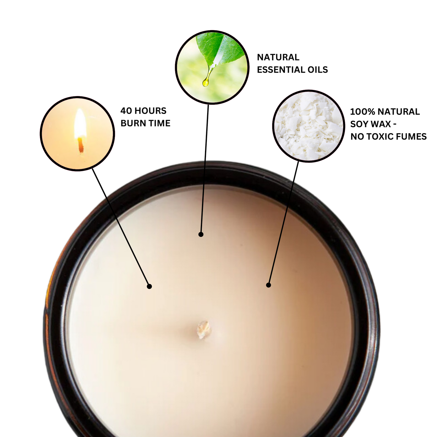 Santa Meetings Candle