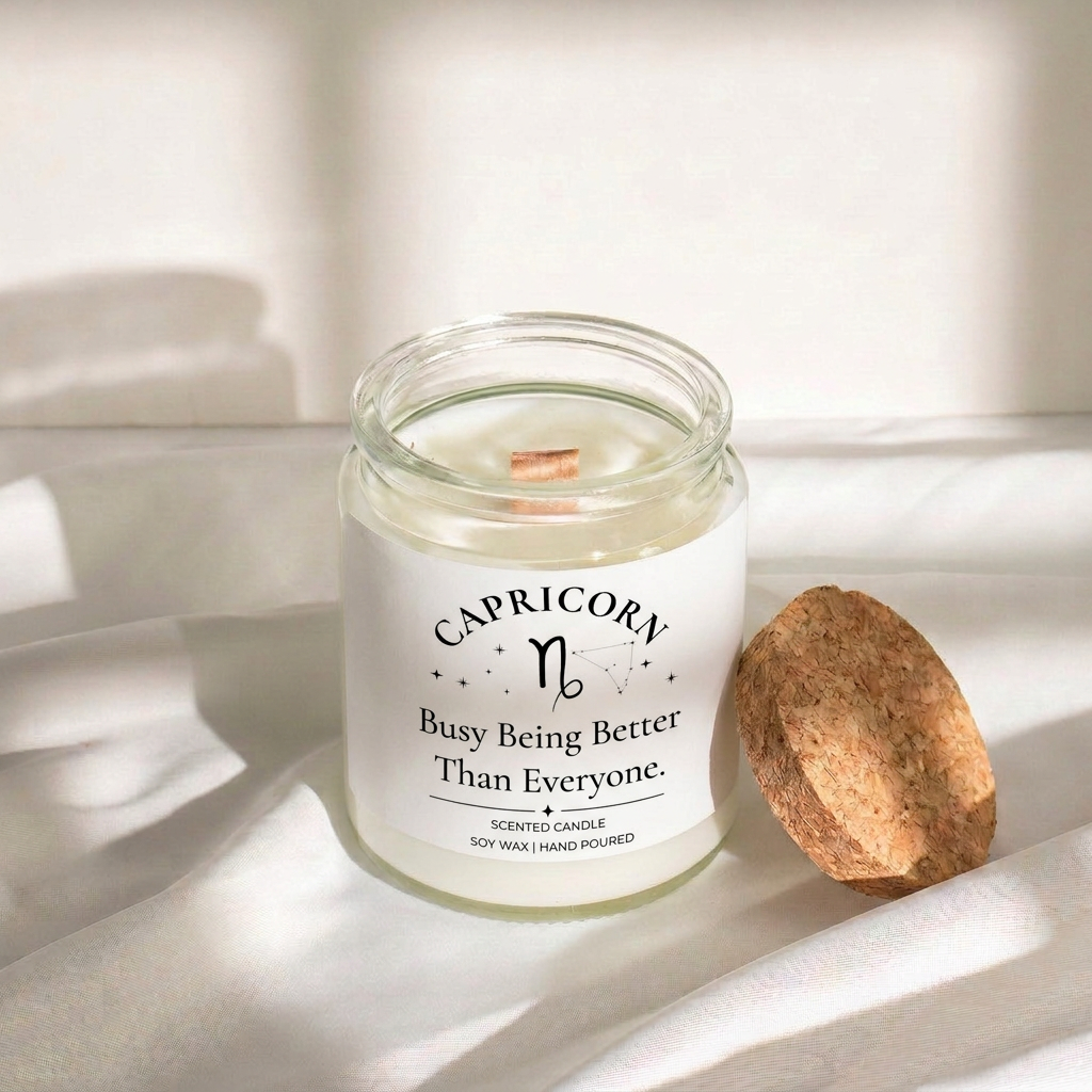 Capricorn Zodiac Candle