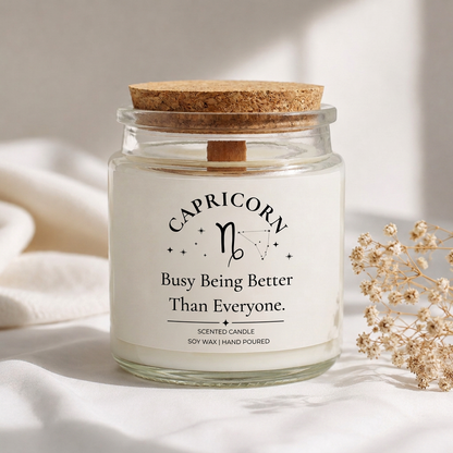 Capricorn Zodiac Candle