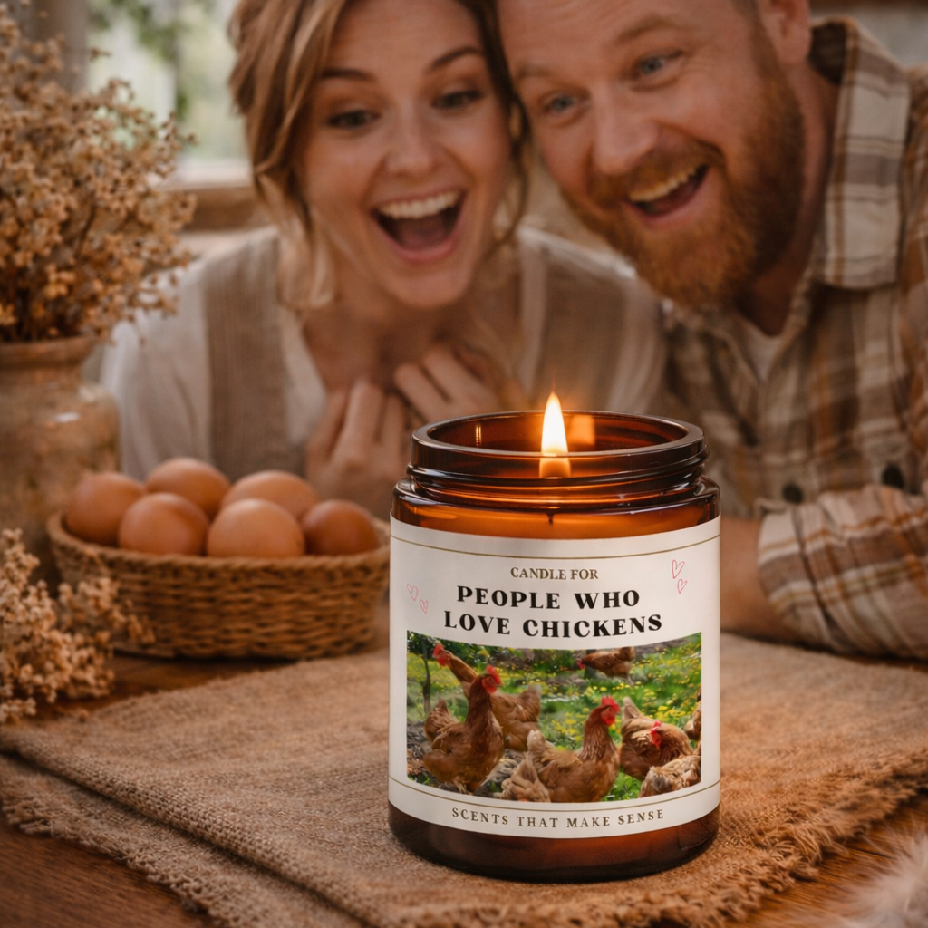 Candle For People Who Love Chickens