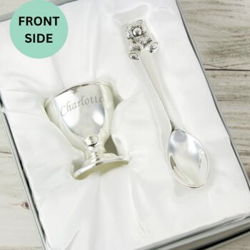 Christening Gift For Baby Boys And Girls Silver Set
