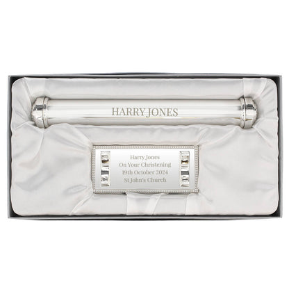 Christening Gifts Certificate Holder Silver Plated