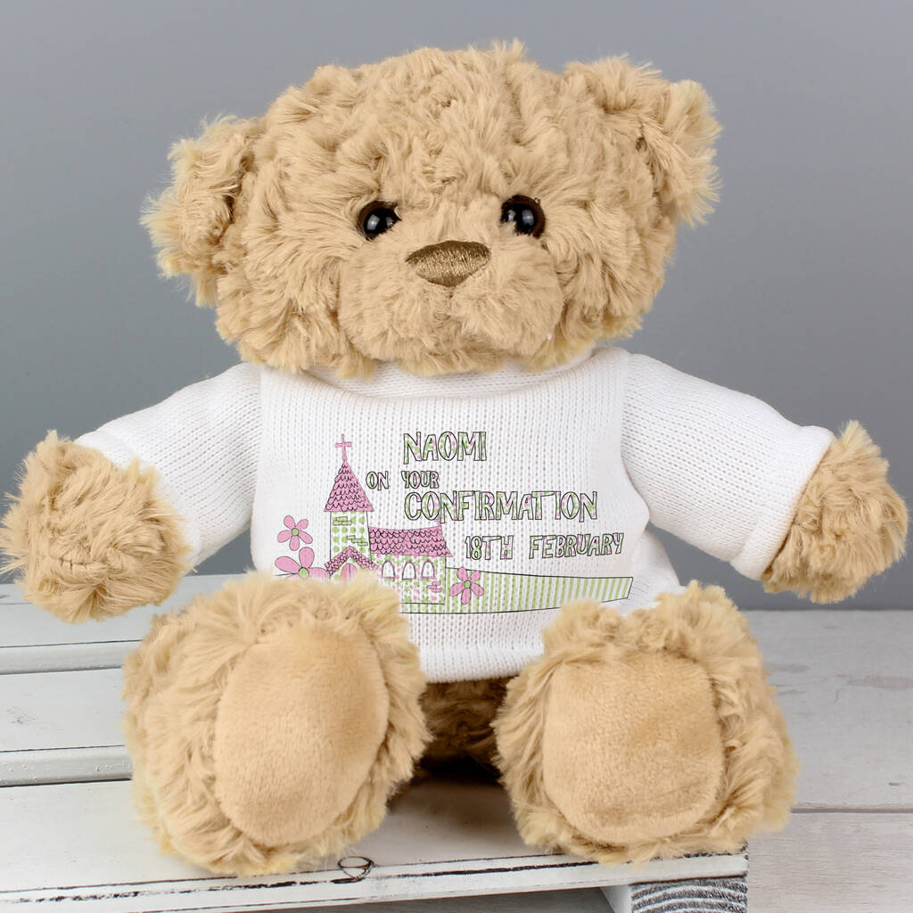 Christening Gifts For Boys And Girls Personalised Teddy Bear