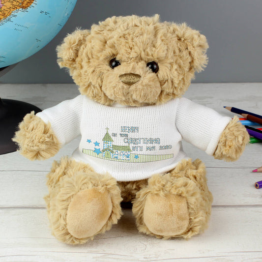 Christening Gifts For Boys And Girls Personalised Teddy Bear