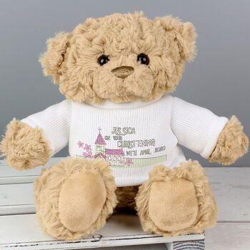 Christening Gifts For Boys And Girls Personalised Teddy Bear