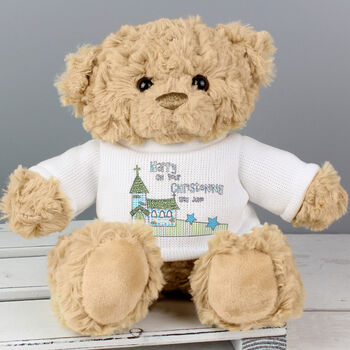 Christening Gifts For Boys And Girls Personalised Teddy Bear