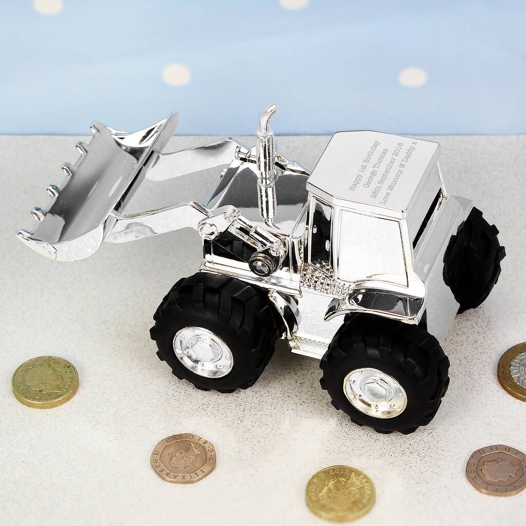 Christening Gifts For Boys Digger Truck Money Box
