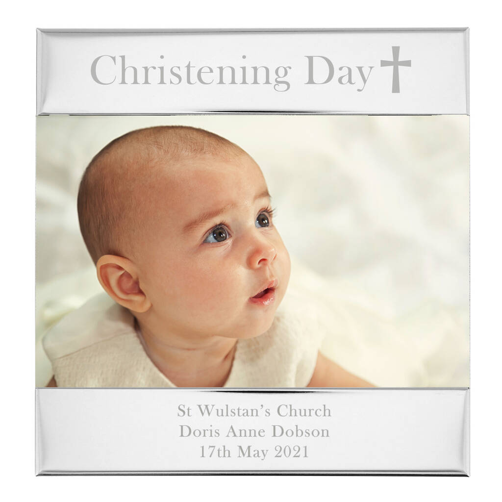 Christening Gifts Silver Photo Frame For Children