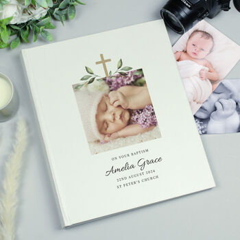 Christening Photo Album For Baby Personalised