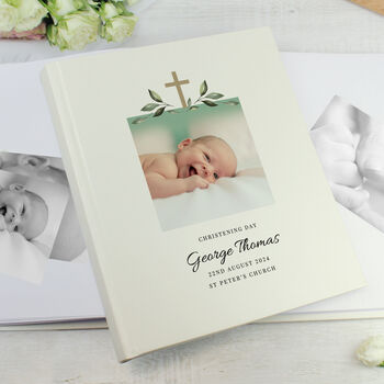 Christening Photo Album For Baby Personalised
