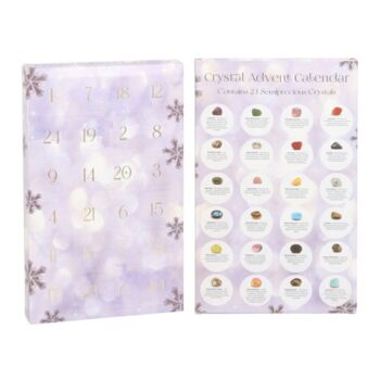 Christmas Advent Calendar 24 Days Gemstone Crystals