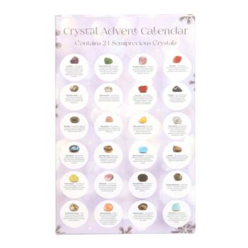 Christmas Advent Calendar 24 Days Gemstone Crystals