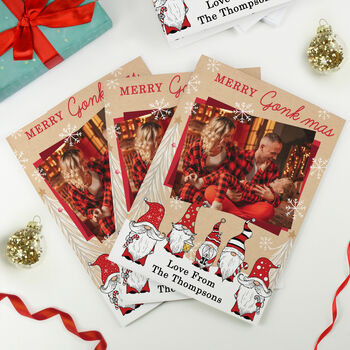 Christmas Cards Family Pack Of 10 Photo Personalised