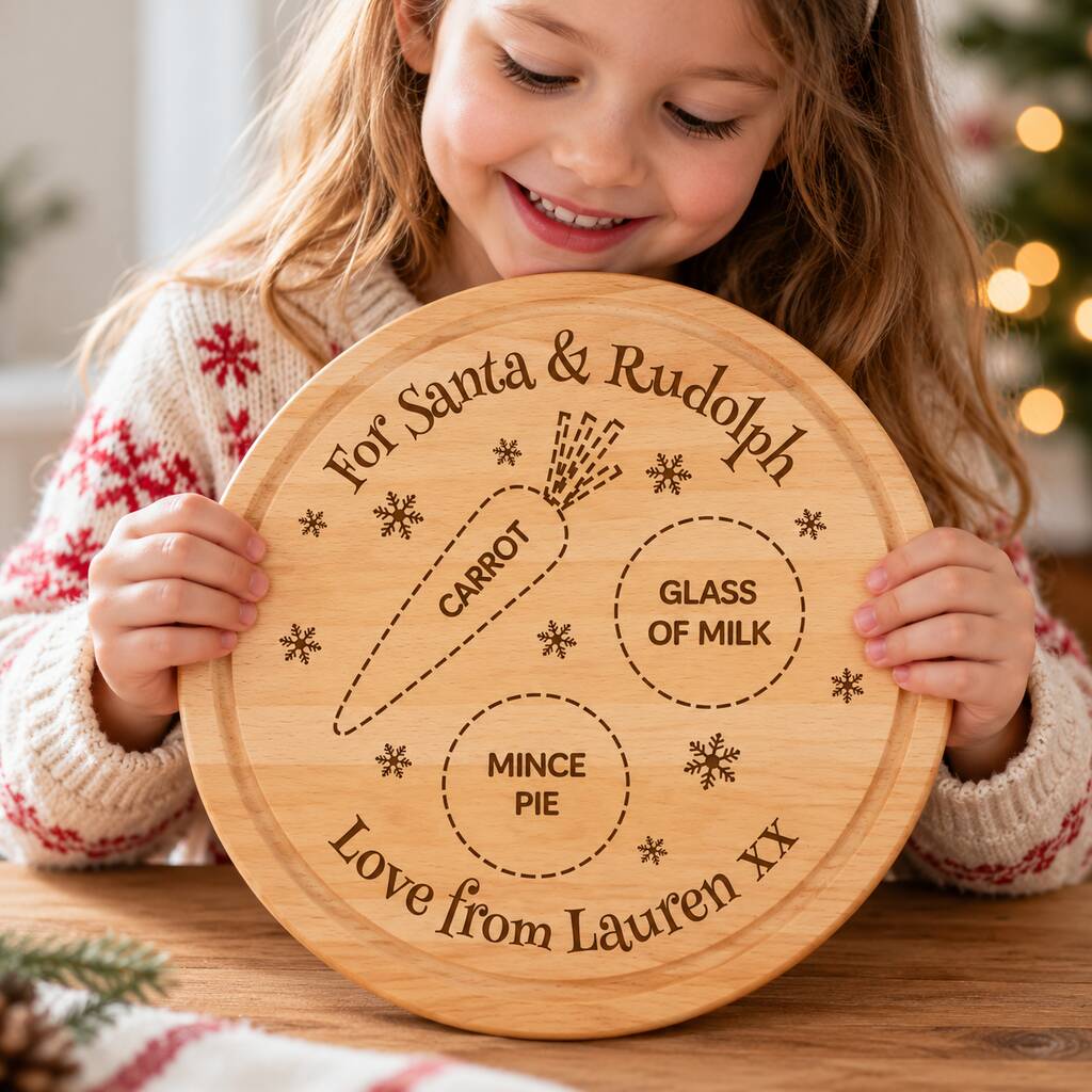 Christmas Eve Treats Tray Gift For Children