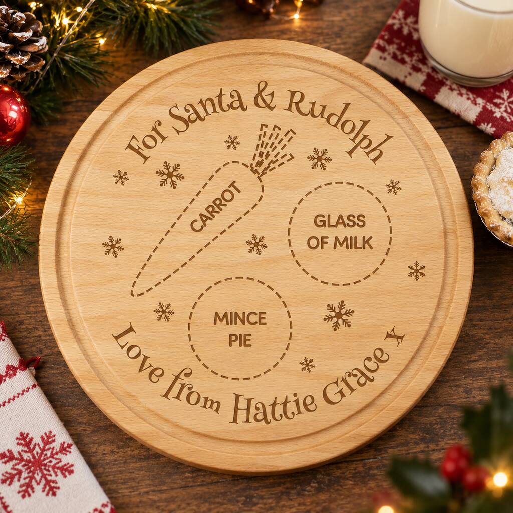 Christmas Eve Treats Tray Gift For Children