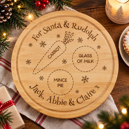 Christmas Eve Treats Tray Gift For Children