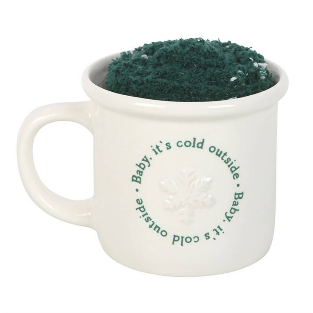Christmas Gift Set Festive Mug And Socks