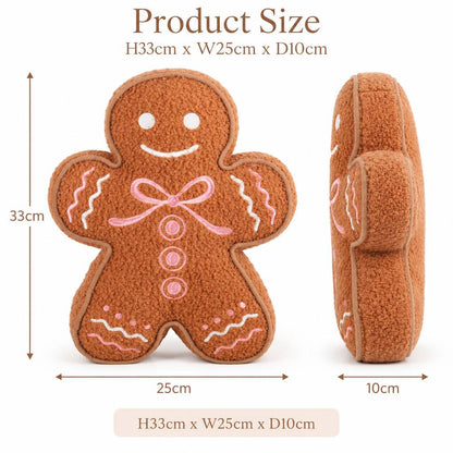 Christmas Gingerbread Man Sofa Cushion